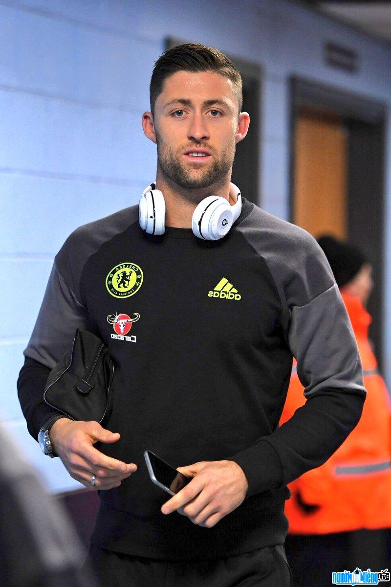 Gary Cahill - the famous football defender of Chelsea club