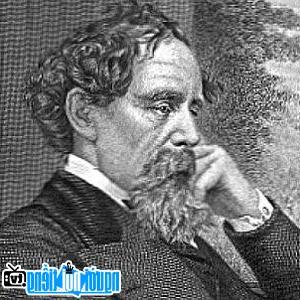 A Portrait Picture of Novelist Charles Dickens
