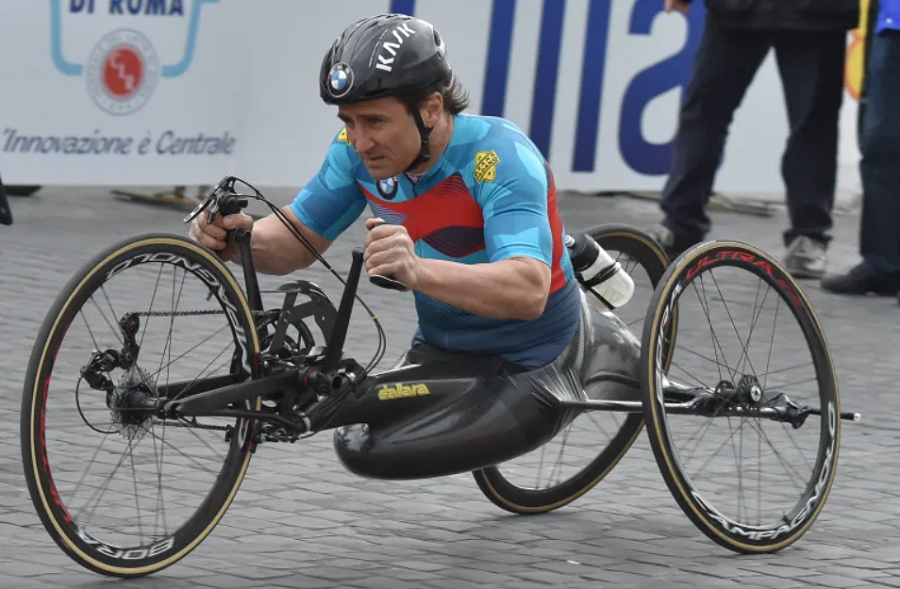  Car racing athlete Alex Zanardi is a Paralympic legend