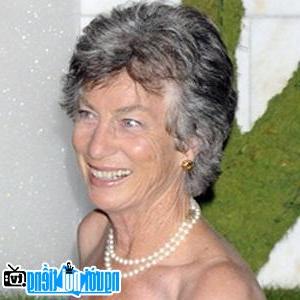 A portrait image of tennis player Virginia Wade