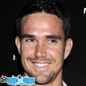 Một hình ảnh chân dung của VĐV cricket Kevin Pietersen
