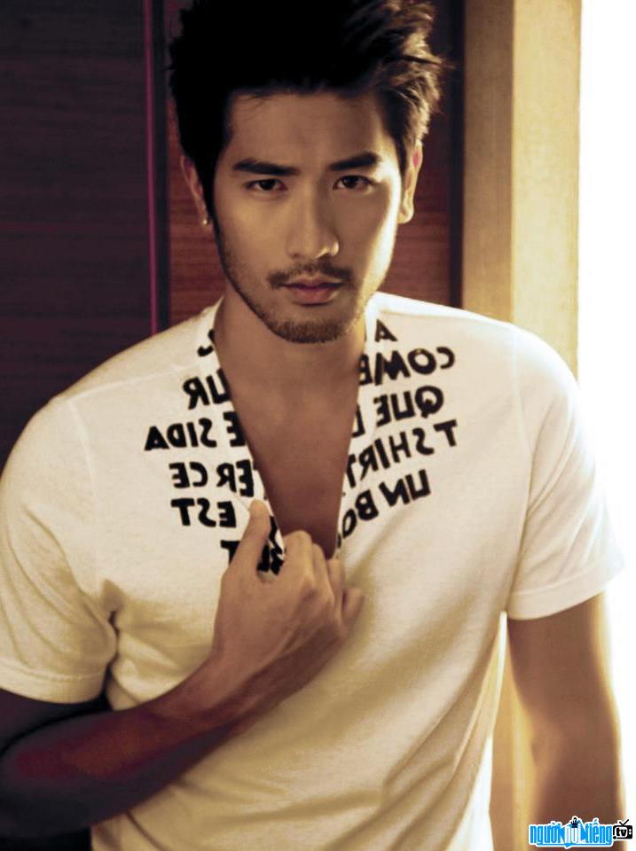 Godfrey Gao is the first Asian male model to perform for Louis Vuitton brand