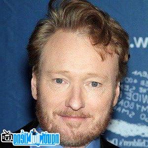 One picture portrait photo of TV presenter Conan O'Brien