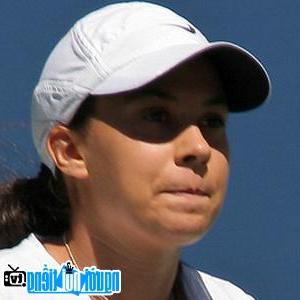 A portrait of tennis player Marion Bartoli
