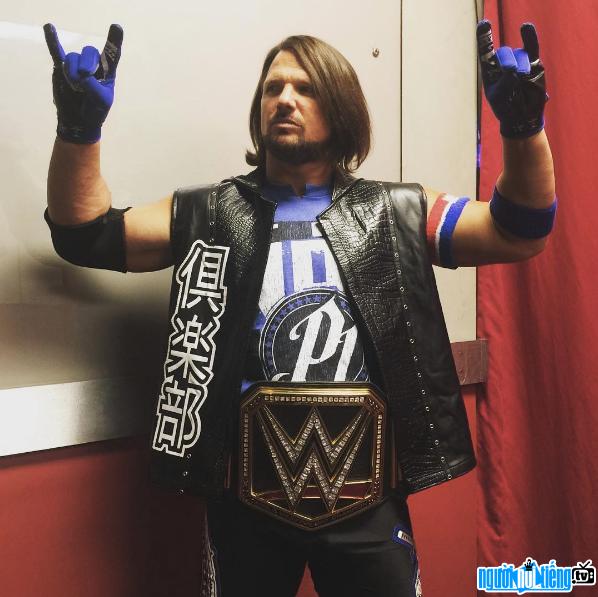 A New Picture of AJ Styles Wrestling Athlete
