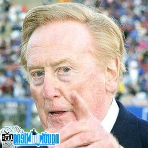 A new photo of Vin Scully- Famous sports commentator The Bronx- New York