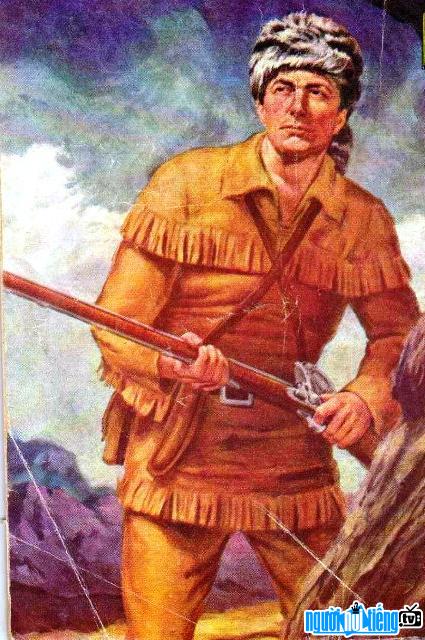  Picture of adventurer Daniel Boone in war