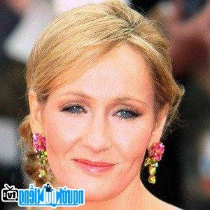 A new picture of JK Rowling- Famous young English author