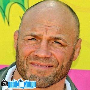 A portrait of a mixed martial artist MMA Randy Couture