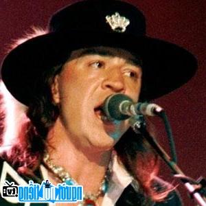 A Portrait Picture Of Guitarist Stevie Ray Vaughan