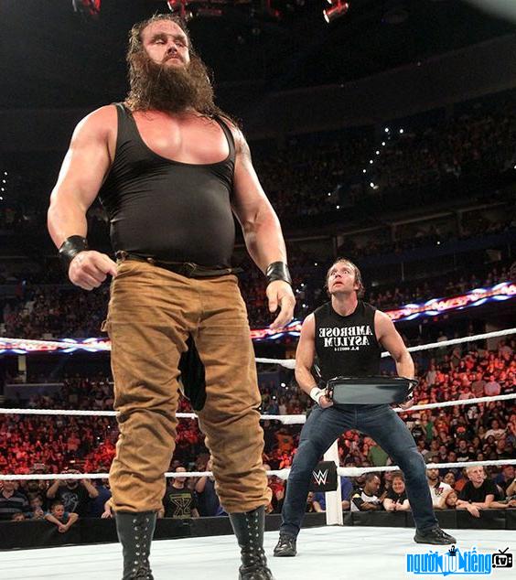 Braun Strowman's picture standing in the stands