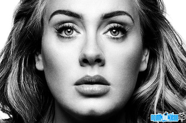 Portrait of Pop Singer Adele