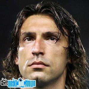 Một hình ảnh chân dung của Cầu thủ bóng đá Andrea Pirlo
