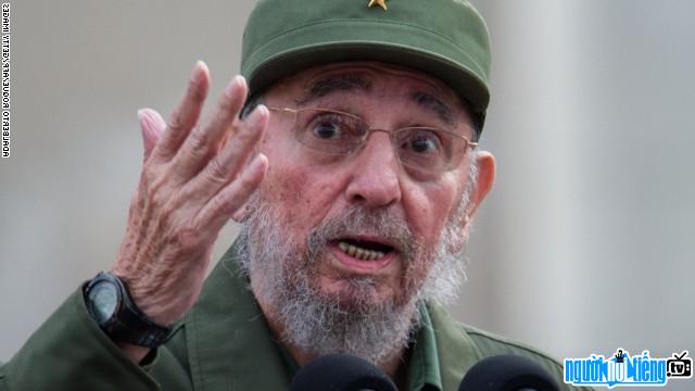 Hình ảnh chân dung cựu tổng thống Caba Fidel Castro