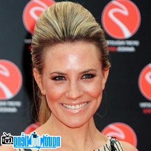 A new picture of Georgie Thompson- Famous British TV presenter