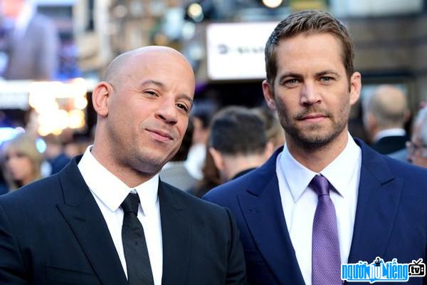 Paul Walker and an actor in "The Fast and the Furious"