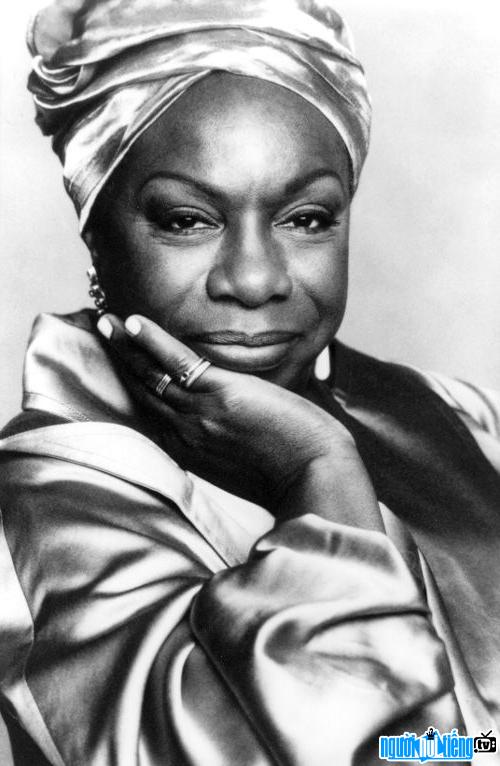 A portrait of singer Nina Simone