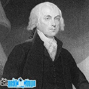 A portrait of US President James Madison