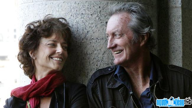 Picture of actress Rachel Ward and her husband - actor Bryan Brown
