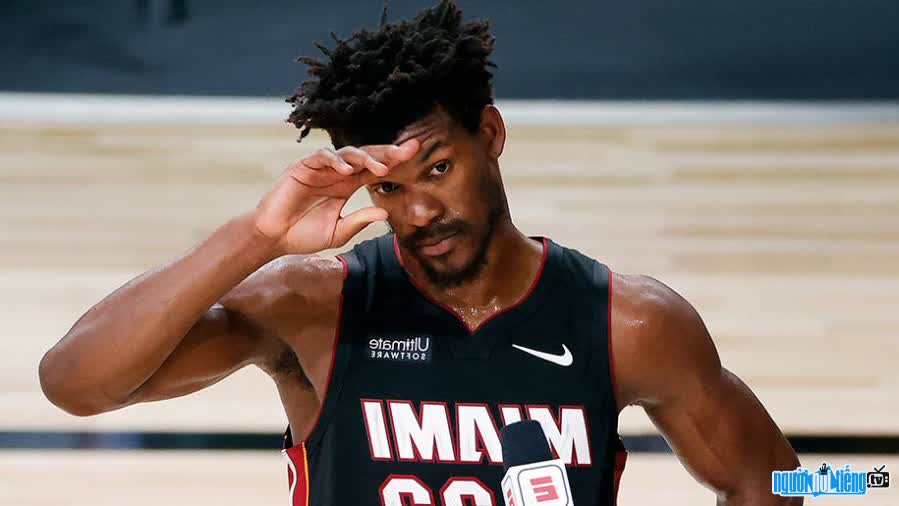 Jimmy Butler in MiAMI shirt