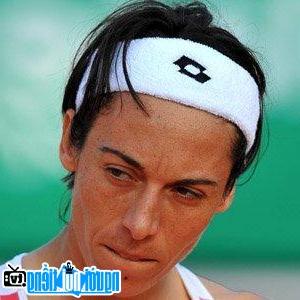 A new photo of Francesca Schiavone- famous tennis player Milan-Italy