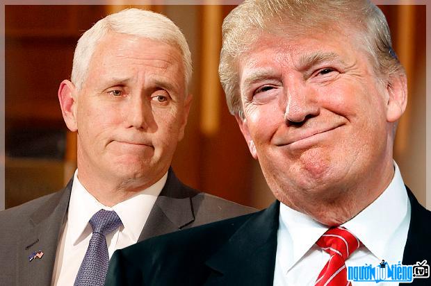 Mike Pence and Donald Trump's Photo