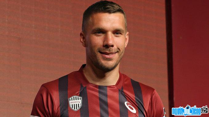 Soccer Player Lukas Podolski Portrait