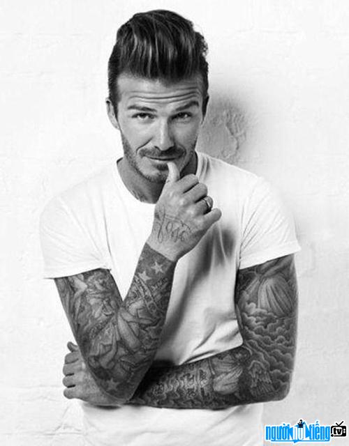 David Beckham is a fashion icon and representative of many famous brands