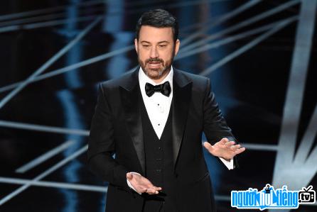 A portrait of TV presenter Jimmy Kimmel Jimmy Kimmel TV show