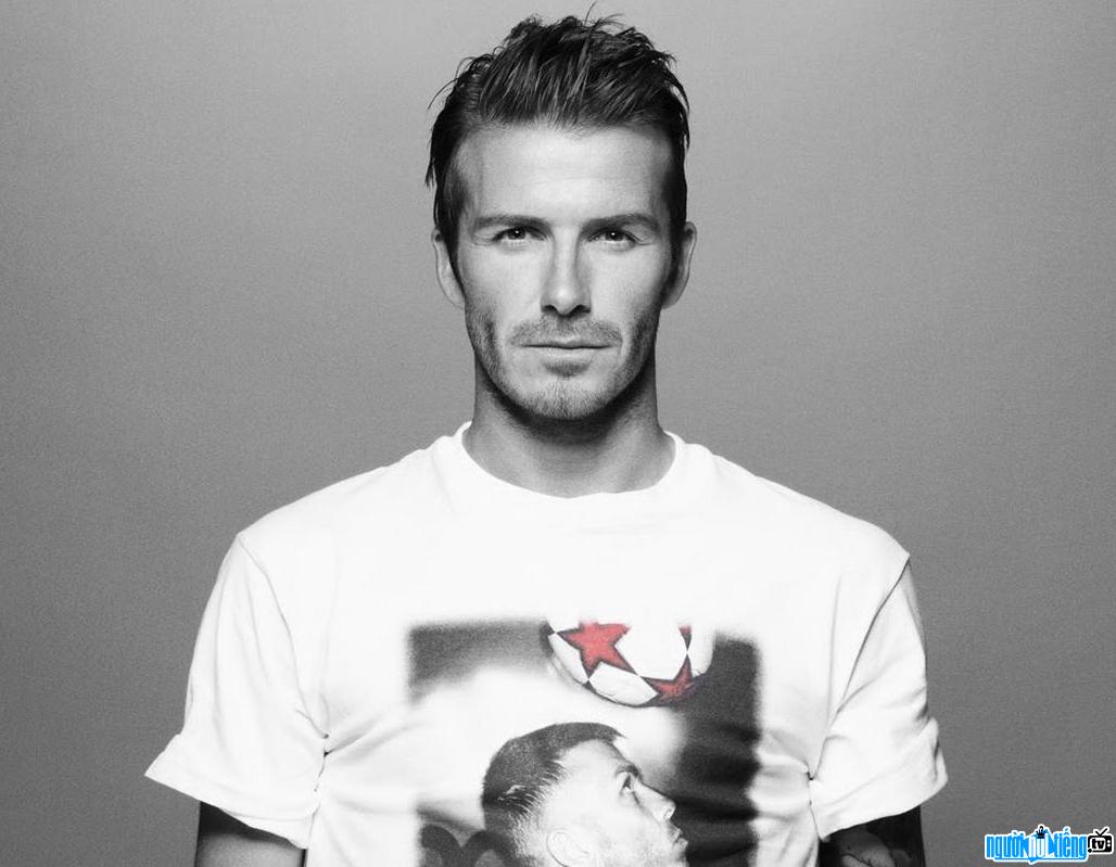 Một hình ảnh chân dung của Cầu thủ bóng đá David Beckham