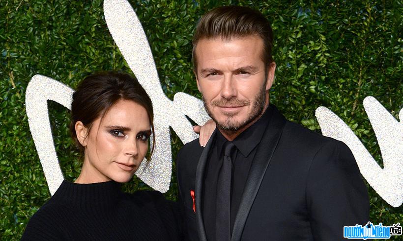  David Beckham and his wife - Victoria Beckham