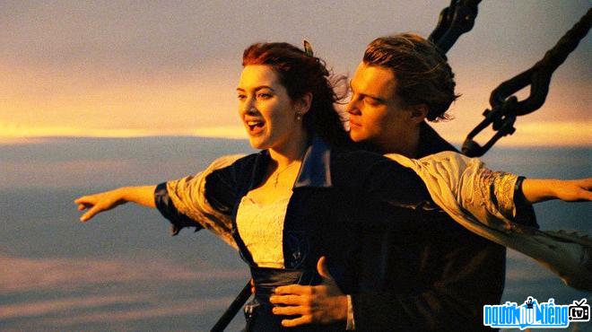 Hình ảnh Leonardo DiCaprio trong phim "Titanic"