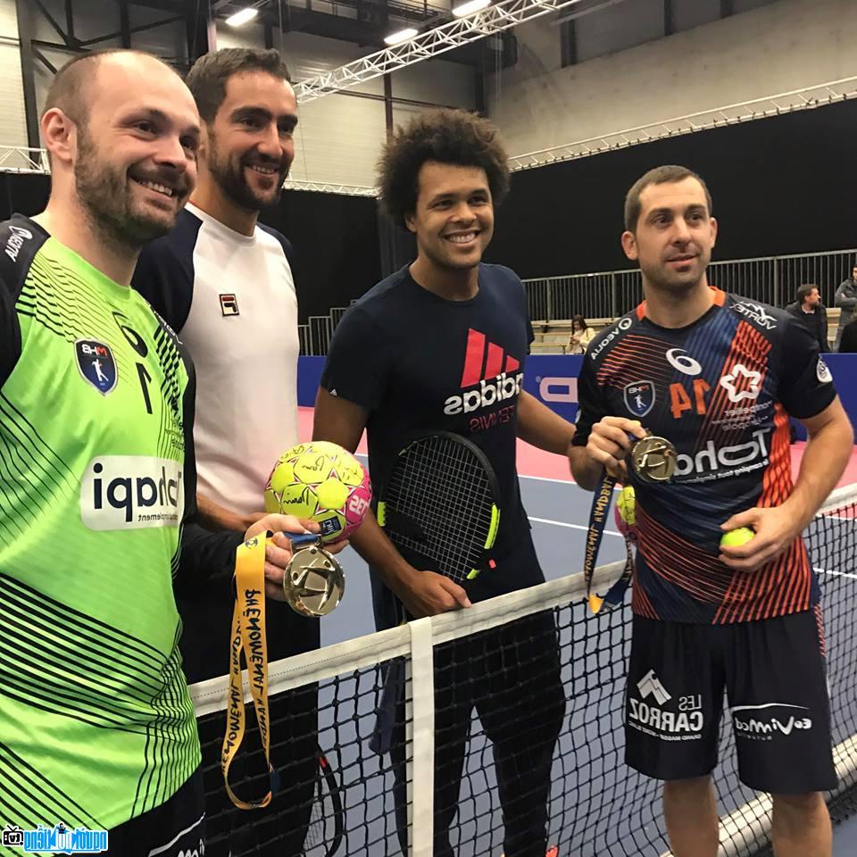  Jo-Wilfried Tsonga athlete with other players Colleagues
