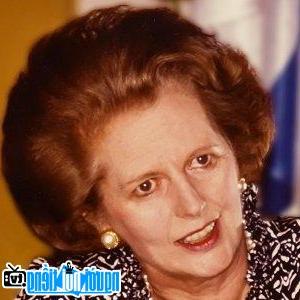A Portrait Picture Of World Leader Margaret Thatcher