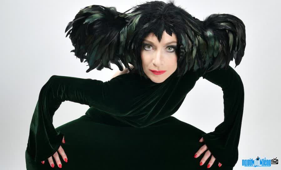 Singer Kate Bush in one of her music clips
