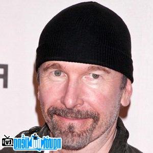 A New Picture of The Edge- Famous Guitarist Barking- England
