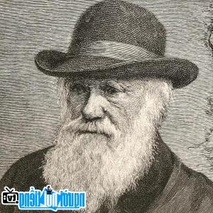 A Portrait Picture of Scientist Charles Darwin
