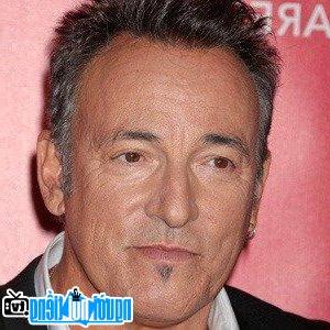 A Portrait Picture of Rock Singer Bruce Springsteen 