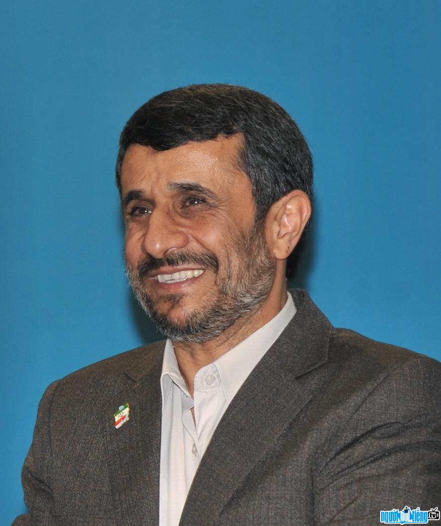Another portrait of Iranian President Mahmoud Ahmadinejad