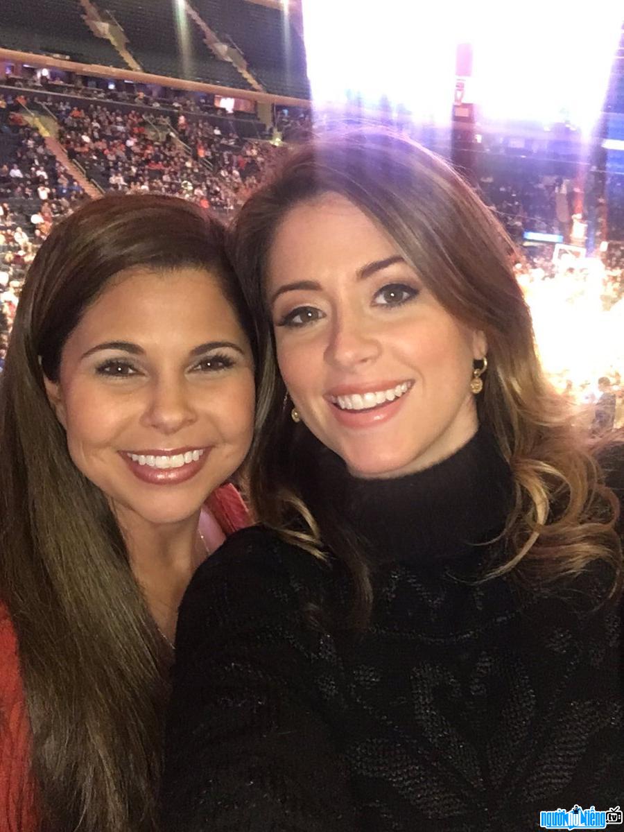 A latest picture of Journalist Chloe Melas at the Auburn basketball game at MSG