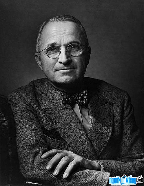 Portrait of US President Harry S Truman