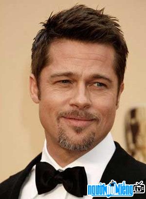 Actor Brad Pitt is one of the three most attractive men in the world