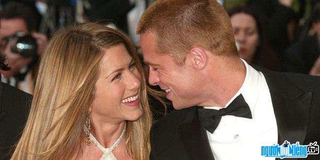 Brad Pitt and his first wife Jennifer Aniston