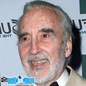 A portrait picture of Christopher Lee Male Actor