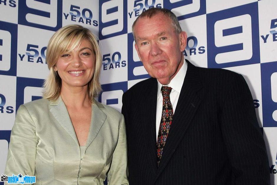 Peter Harvey và Tara Brown trong chương trình của Channel Nine