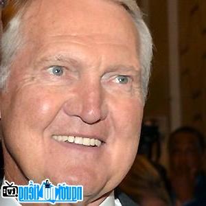 A Portrait Picture of Jerry West Basketball Player