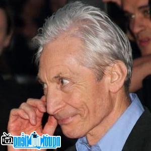 A New Picture of Charlie Watts- Famous London-England Drumist
