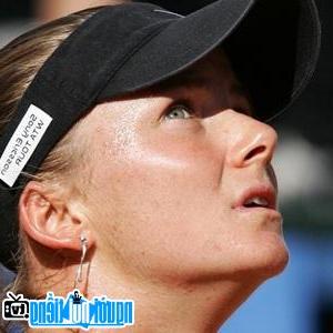 Một hình ảnh chân dung của VĐV tennis Daniela Hantuchova