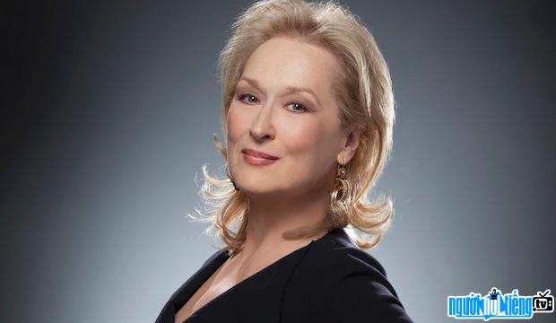A portrait of the famous American actress Meryl Streep