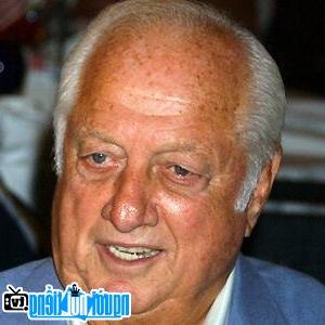 Latest Picture of Baseball Manager Tommy Lasorda